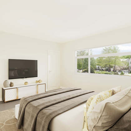 Bedroom shown in Seabreeze Colourboard